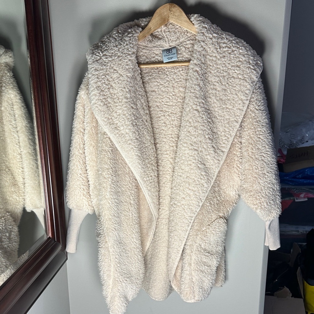 BB Dakota Soft Cream Teddy Coat